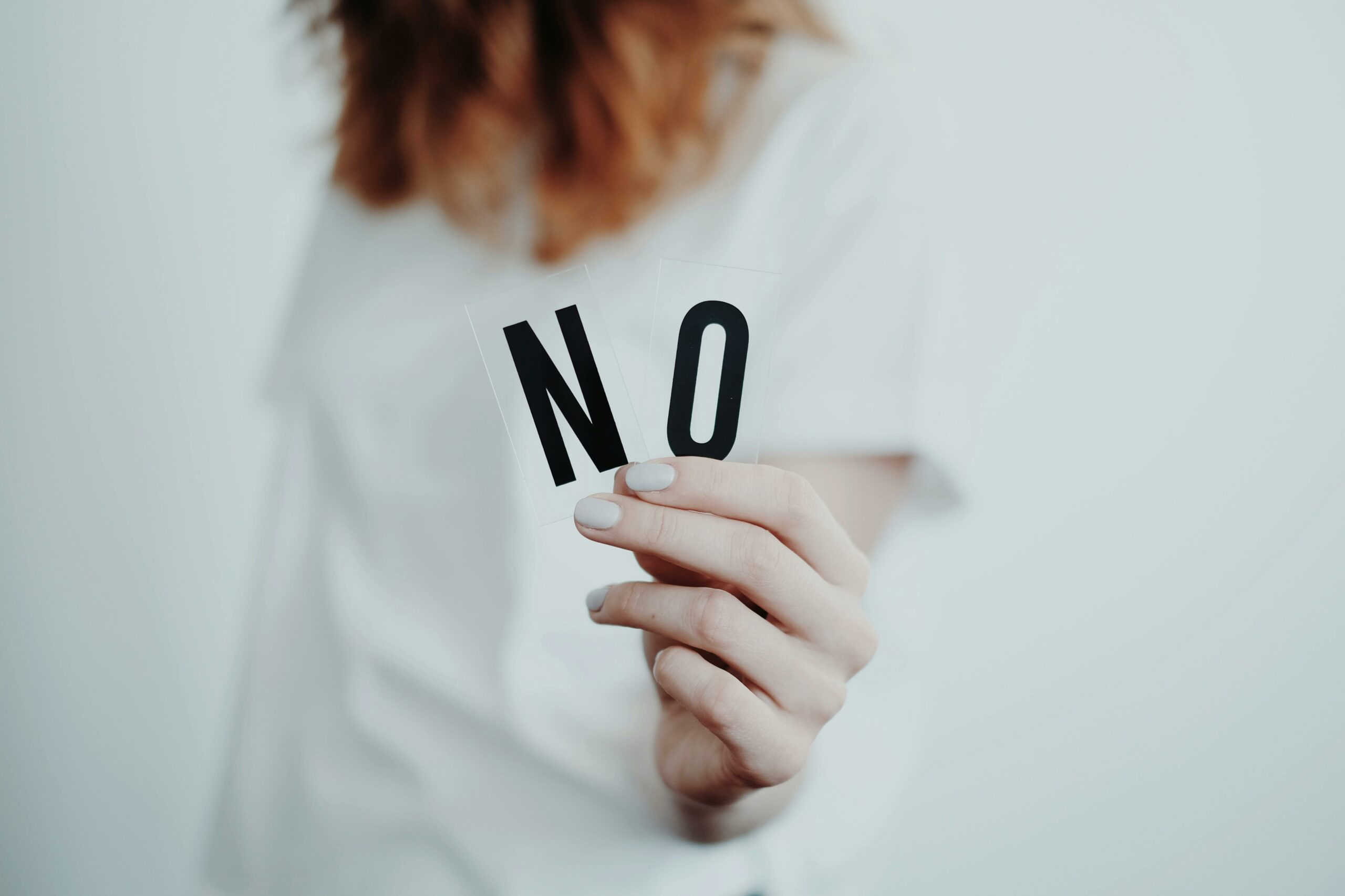 Setting Boundaries by learning how to say no